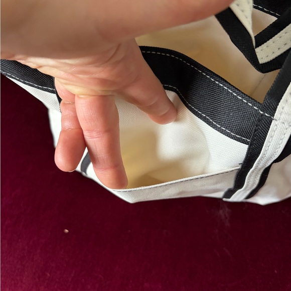 John Deere Black & white mini logo canvas tote bag - Picture 5 of 7